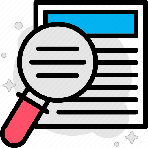 Document, find, magnifier, paper, search icon - Download on Iconfinder