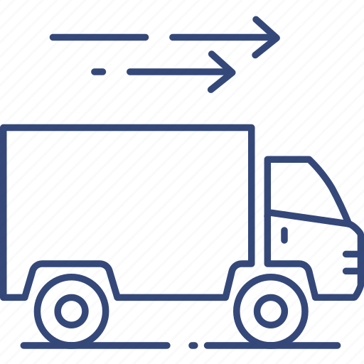 Delivery, fast, logistics, quick, shipping, transportation, truck icon - Download on Iconfinder