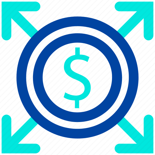 Arrows, business, coin, dollar, finance, investment, money icon - Download on Iconfinder