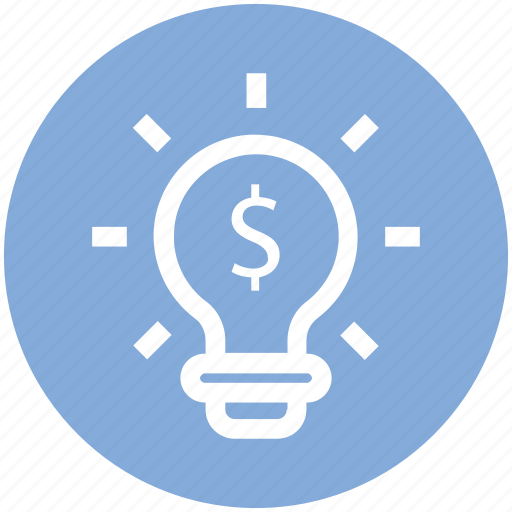 Bulb, dollar, idea, light, money, solution icon - Download on Iconfinder