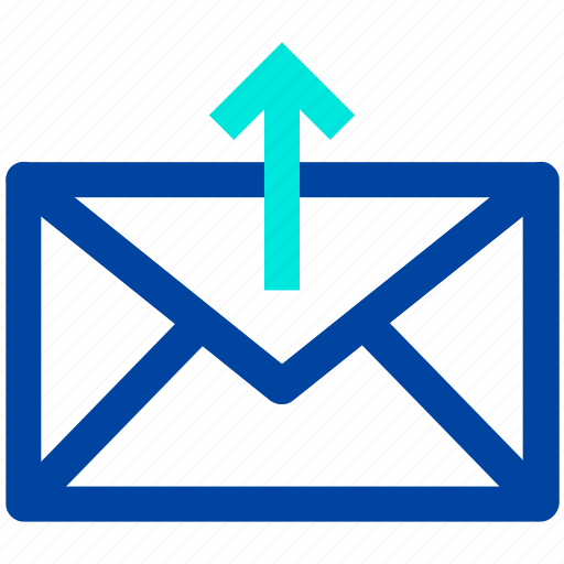 Envelope, letter, mail, message, send, up arrow, upload icon - Download on Iconfinder