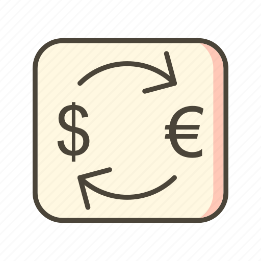Dollar, euro, currency icon - Download on Iconfinder