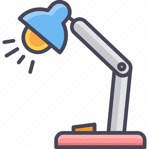 Lamp, light, study table, bulb, electric, energy, power icon - Download on Iconfinder