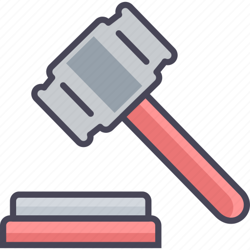 Court, hammer, law, legal, balance, judge, justice icon - Download on Iconfinder
