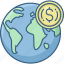 currency, earth, glob, global, money, dollar, world 