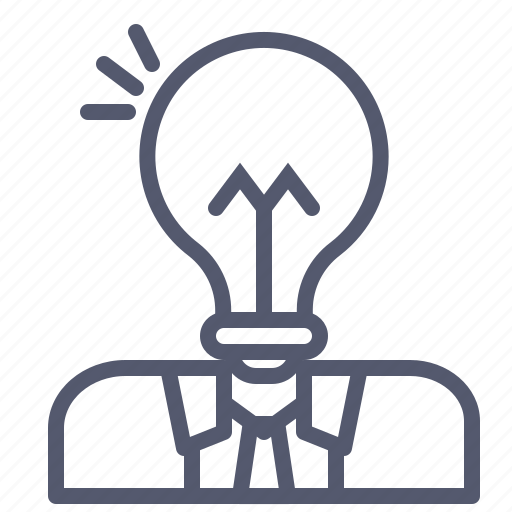 Bulb, business, grow, human, idea, intelligence icon - Download on Iconfinder