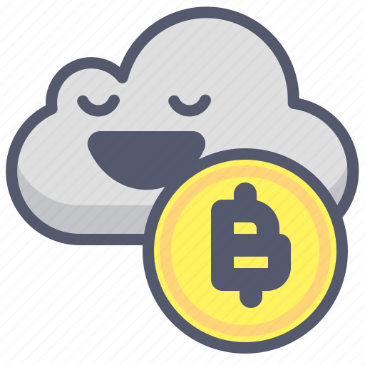 Bitcoin, cloud, crypto, safe, save, upload icon - Download on Iconfinder
