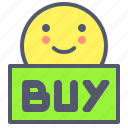 buy, download, face, purchase, save, smile