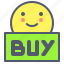 buy, download, face, purchase, save, smile 