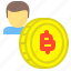 account, bitcoin, coin, crypto, digital, market 