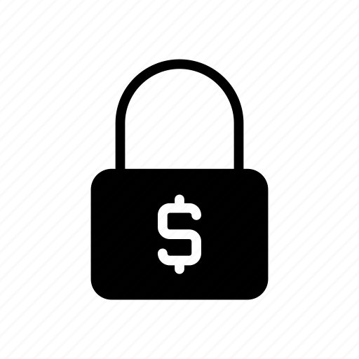 Dollar, padlock, private, protection, secure icon - Download on Iconfinder