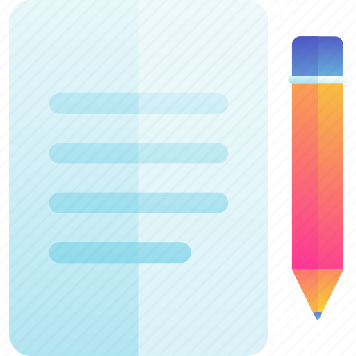 Document, note, pencil, report icon - Download on Iconfinder