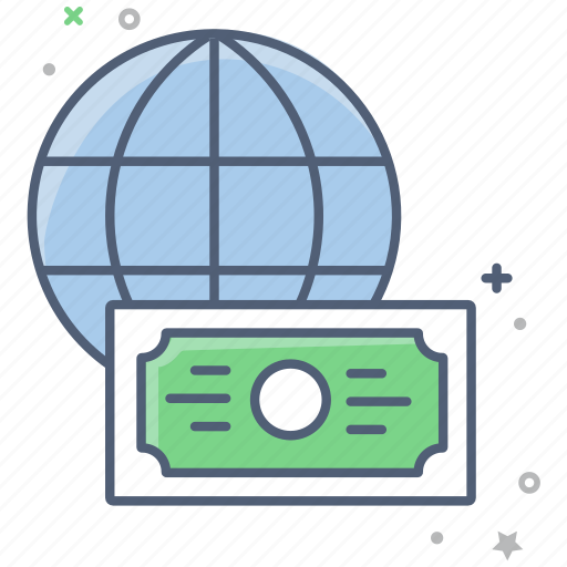 Banknote, dollar, global, world, globe icon - Download on Iconfinder