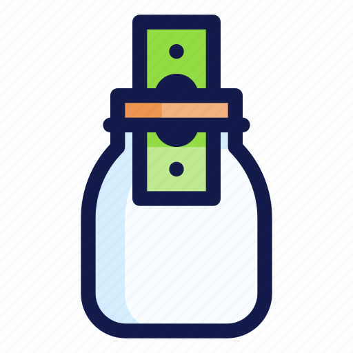 Business, finance, financial, jar, money, payment, tip icon - Download on Iconfinder