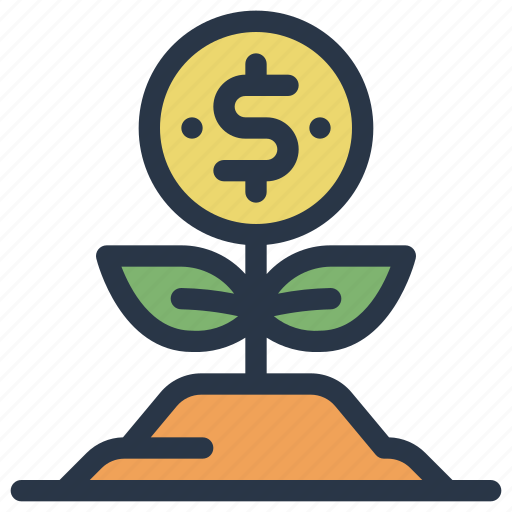 Business, finance, growth, investment, money, plant icon - Download on Iconfinder