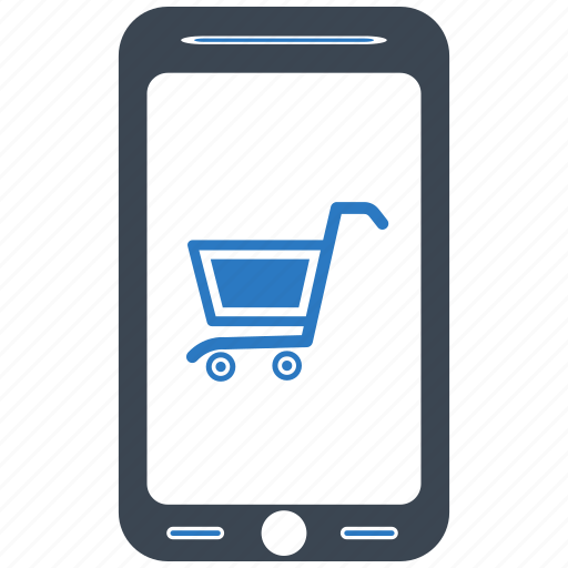 Basket, mobile, online store, shop app, shop market icon - Download on Iconfinder