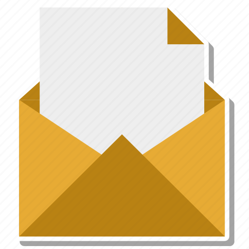 Envelope, letter, mail, open, post icon - Download on Iconfinder