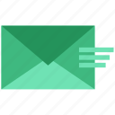 mail, message, send