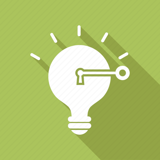 Bulb, creative, idea, key, light, light bulb icon - Download on Iconfinder
