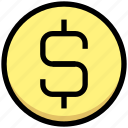 business, coin, currency, dollar, financial, money