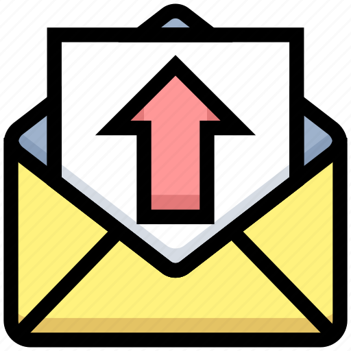Business, email, envelope, file, financial, upload icon - Download on Iconfinder
