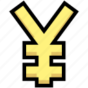 business, currency, financial, money, sign, yen