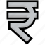 business, currency, financial, money, rupee, sign 