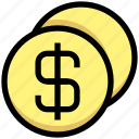 business, cash, coins, currency, dollar, financial, money