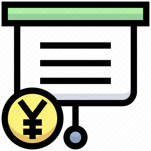 Business, financial, lecture, money, presentation, yen icon - Download on Iconfinder