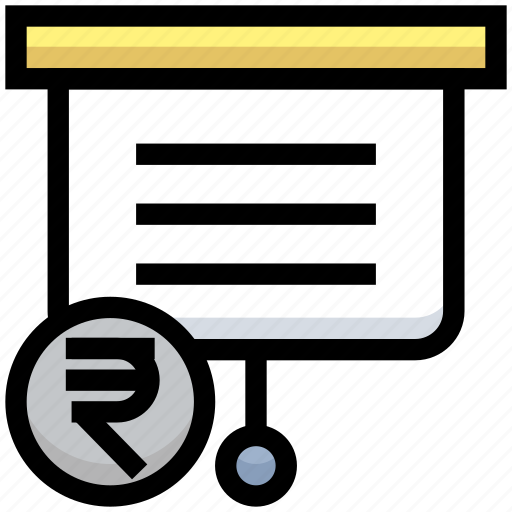Business, financial, lecture, money, presentation, rupee icon - Download on Iconfinder