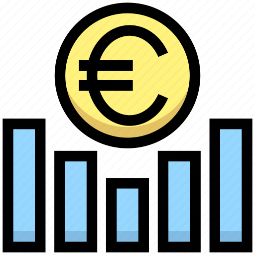Business, earning, euro, financial, graph, money icon - Download on Iconfinder