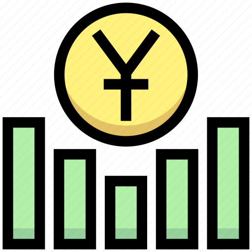 Business, earning, financial, graph, money, yuan icon - Download on Iconfinder
