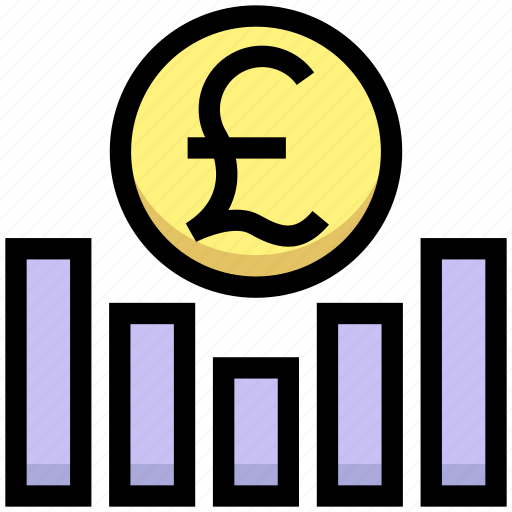 Business, earning, financial, graph, money, pound icon - Download on Iconfinder
