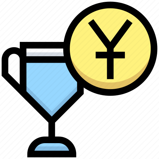 Business, coin, currency, financial, money, trophy, yuan icon - Download on Iconfinder