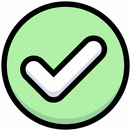 Business, complete, financial, right, tick, valid, yes icon - Download on Iconfinder
