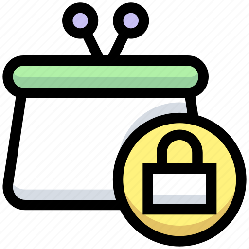 Bag, business, financial, handbag, lady, lock, safe icon - Download on Iconfinder