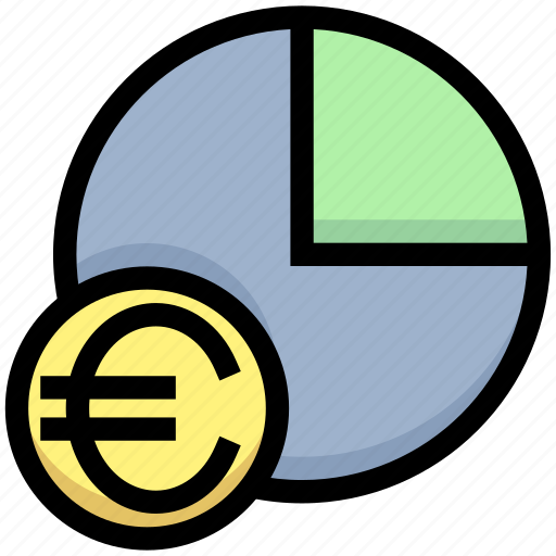 Analytics, business, euro, financial, graph, pie chart, statistics icon - Download on Iconfinder