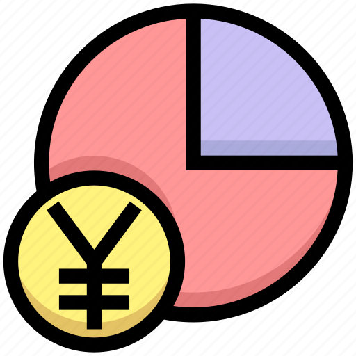 Analytics, business, financial, graph, pie chart, statistics, yen icon - Download on Iconfinder