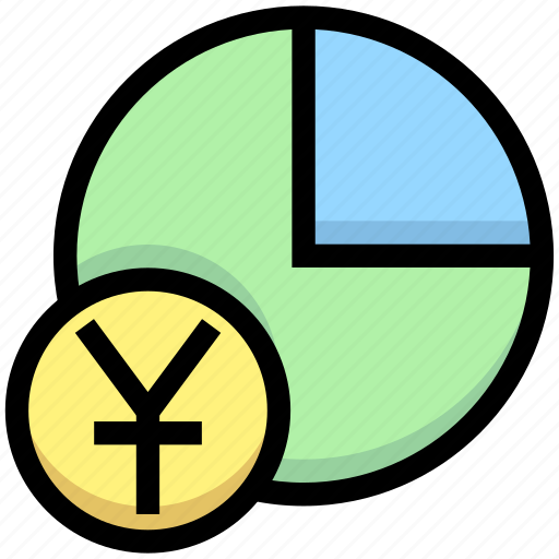 Analytics, business, financial, graph, pie chart, statistics, yuan icon - Download on Iconfinder