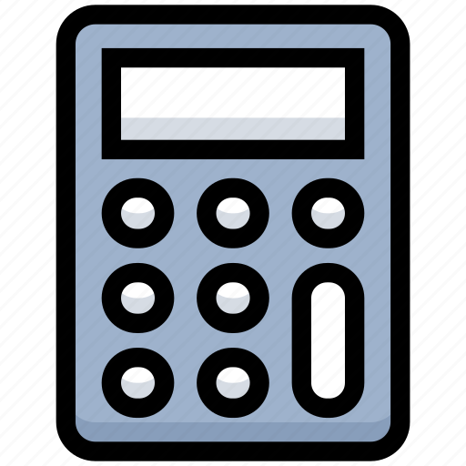 Accounting, business, calculator, financial, math, stationery icon - Download on Iconfinder
