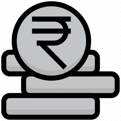 Business, coins, currency, financial, money, payment, rupee icon - Download on Iconfinder