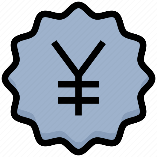 Business, financial, guarantee, label, money, price, yen icon - Download on Iconfinder