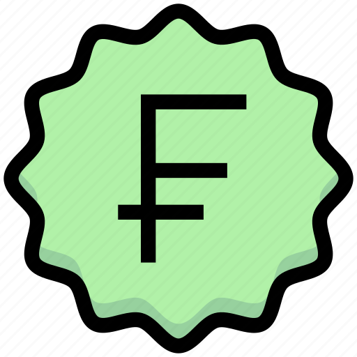 Business, financial, franc, guarantee, label, money, price icon - Download on Iconfinder