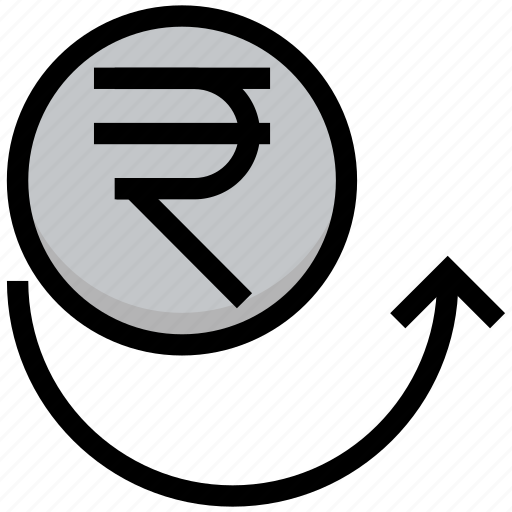 Back payment, business, coin, currency, financial, money, rupee icon - Download on Iconfinder