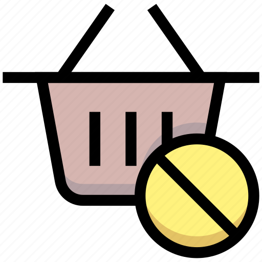 Banned, basket, business, cart, financial, shopping icon - Download on Iconfinder