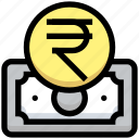 banknote, business, cash, financial, money, payment, rupee