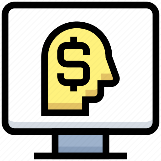 Business, financial, mind, money, monitor, online payment icon - Download on Iconfinder