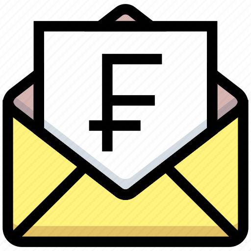 Business, email, envelope, financial, franc, letter, money icon - Download on Iconfinder