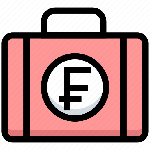 Bag, briefcase, business, financial, franc, money, portfolio icon - Download on Iconfinder