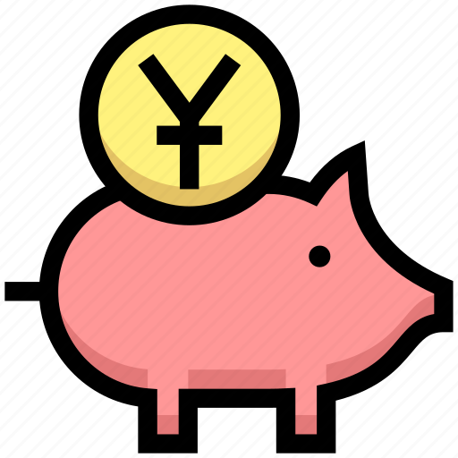 Bank, business, financial, money, piggy bank, saving, yuan icon - Download on Iconfinder
